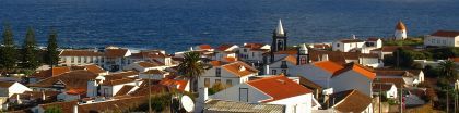 Santa Cruz auf der Insel Graciosa