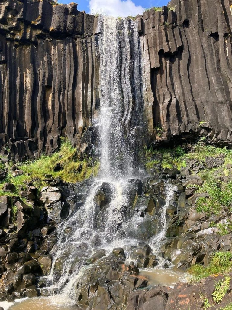 Wasserfall Ribeira de Maloás Santa Maria